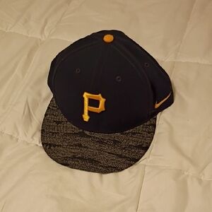 Nike Navy and Yellow Pittsburgh 'P' Logo Baseball Cap